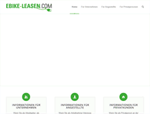 Tablet Screenshot of ebike-leasen.com